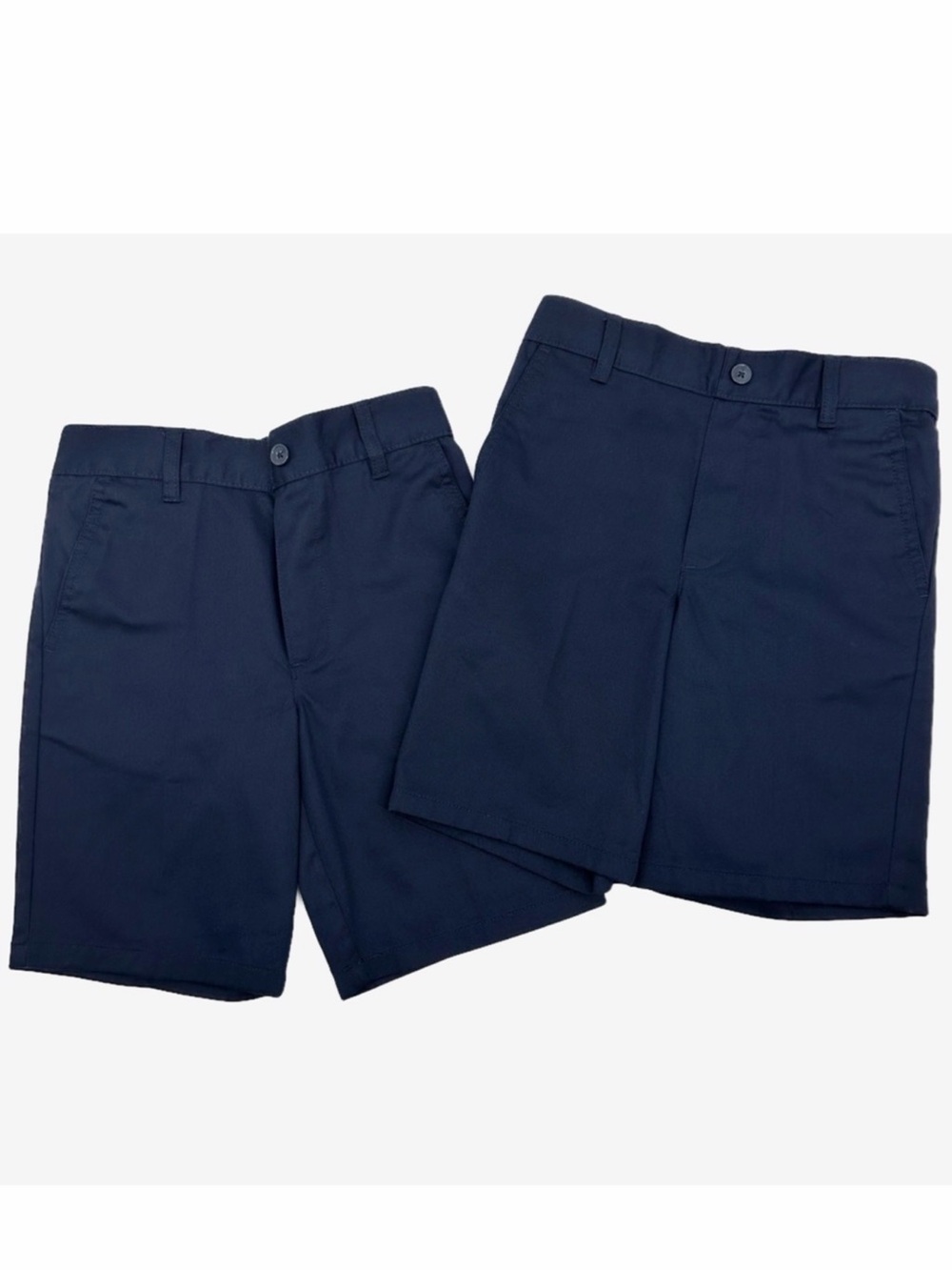 French Toast Boys Pull-On Uniform Shorts Navy Size 6 (Set of 2)